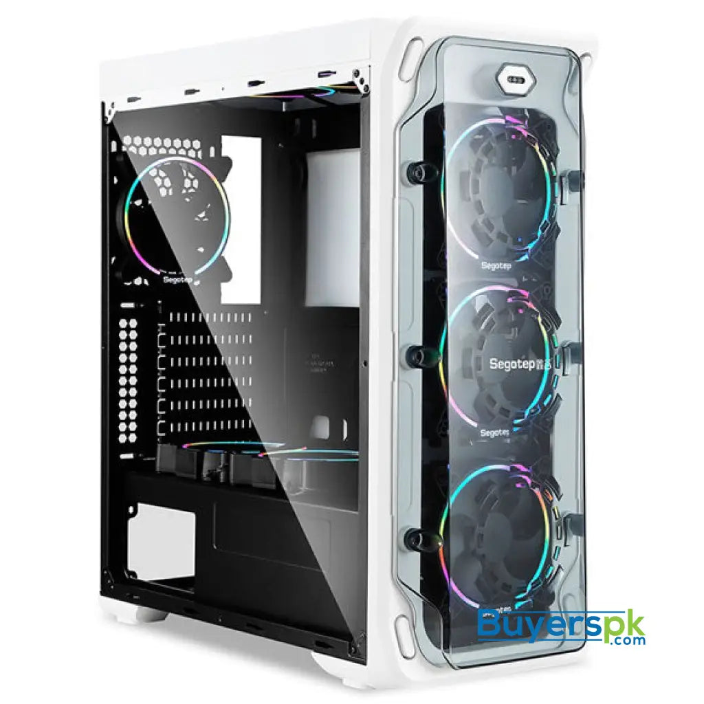 Segotep Lux Ii Atx Rgb Gaming Case – White - Casing Price in Pakistan Segotep Lux Ii Atx Rgb Gaming Case – White - Casing Price in Pakistan